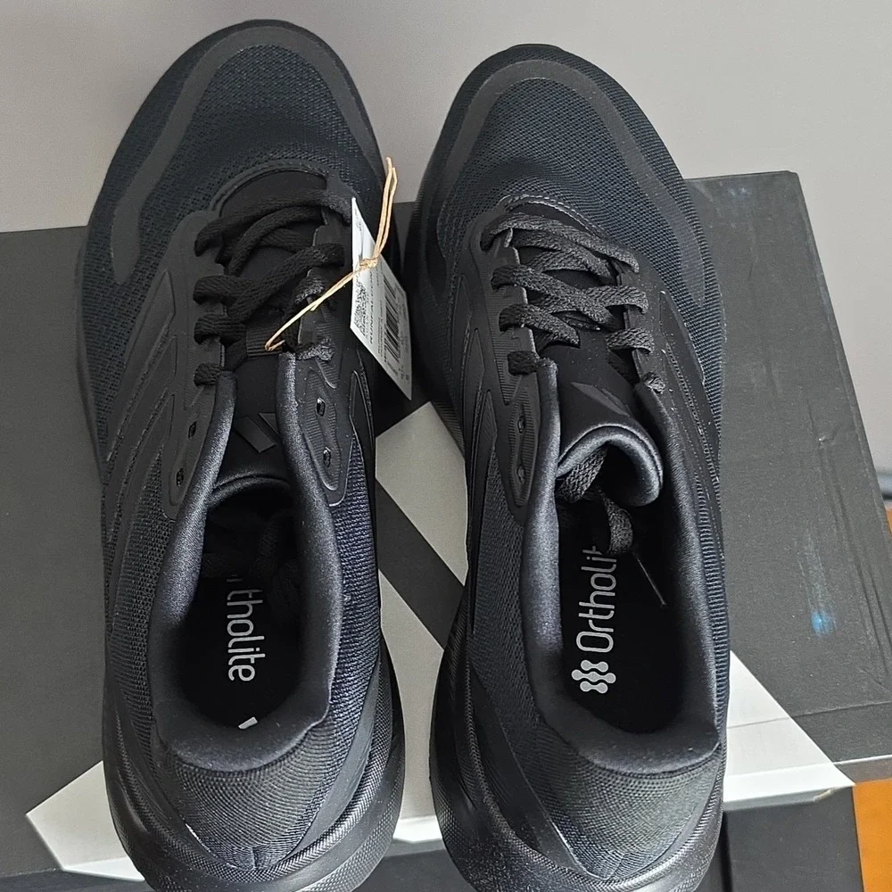 Adidas Runfalcon 5 Mens Running Shoes Triple Black IE8812 Size 10.5 Sneakers